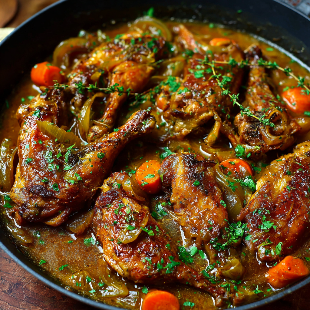 Smothered Turkey Wings with Gravy
