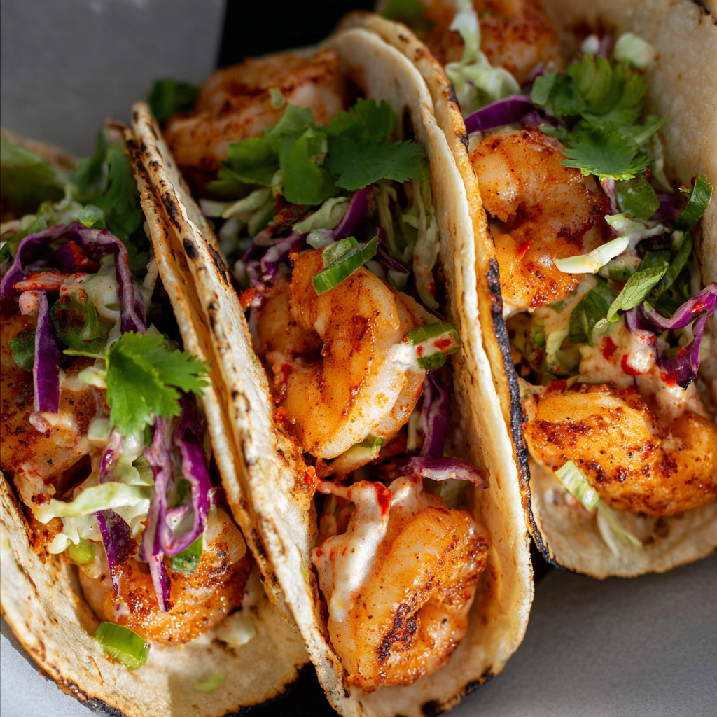 Shrimp Tacos Platter