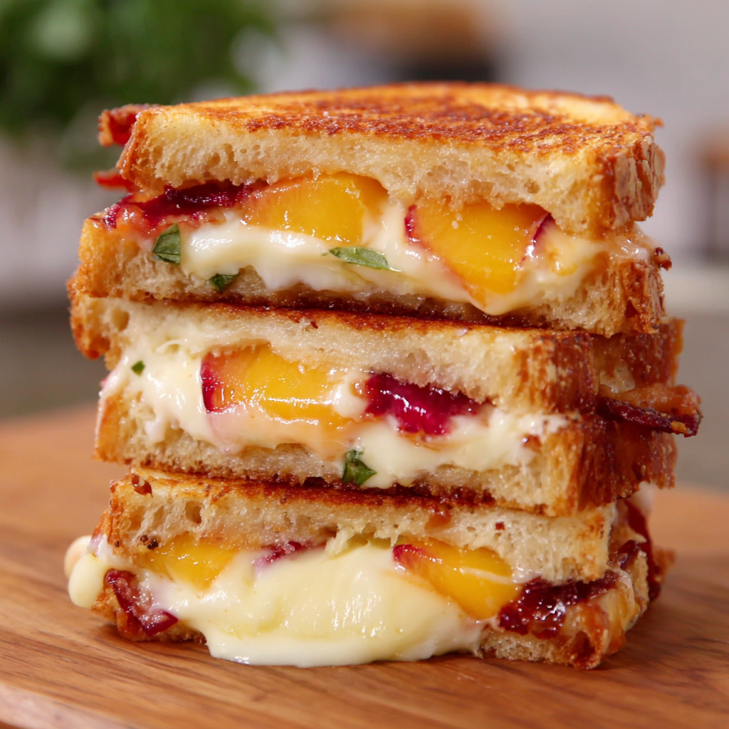 Honey Peach & White Cheddar