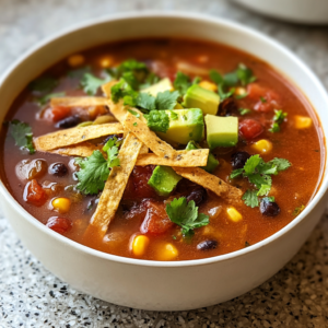 5-Ingredient Slow Cooker Tortilla Soup