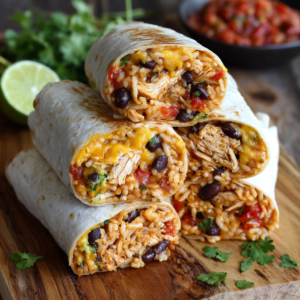 Quick & Easy Chicken Burritos