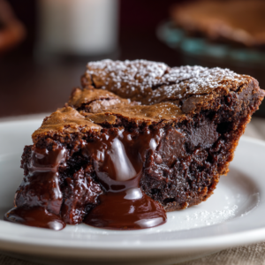 Gooey Brownie Pie
