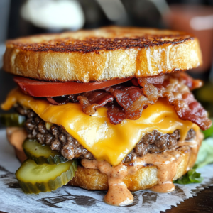 Bacon Cheeseburger Melt