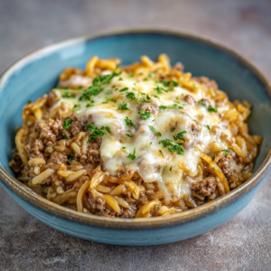 French Onion Beef & Rice
