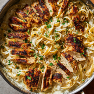 Crispy Lemon Garlic Chicken Spaghetti