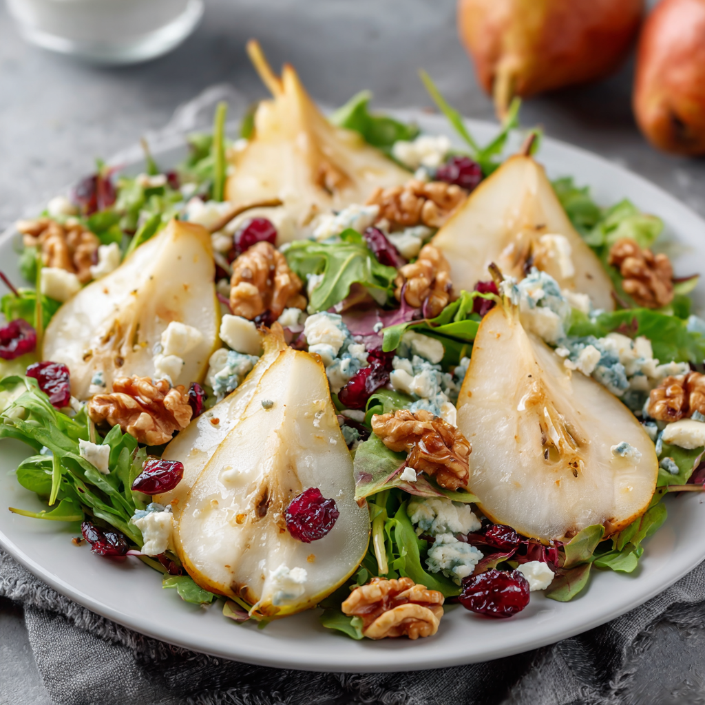 Pear Salad with Blue Cheese