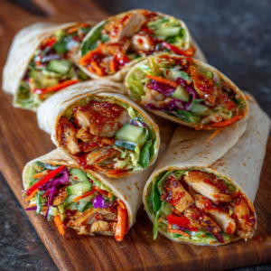 Sweet Chili Chicken Wraps