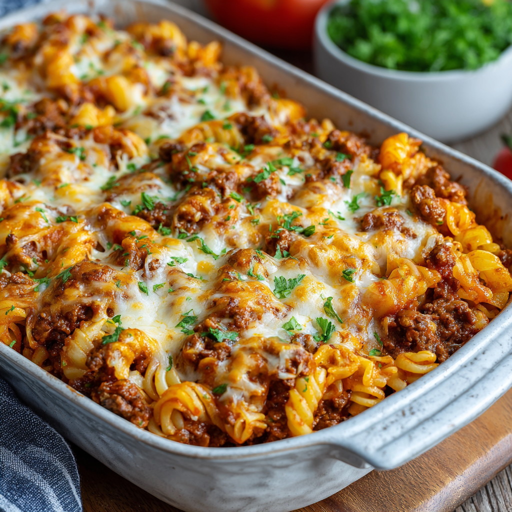 Sloppy Joe Casserole Bake