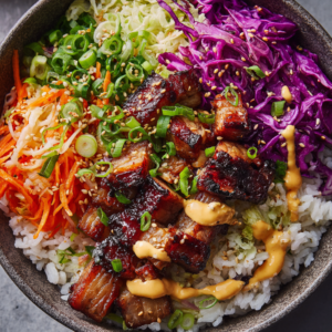 Korean BBQ Chicken Bowls