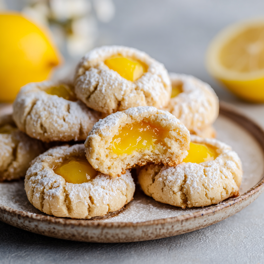 Lemon Thumbprint Cookies