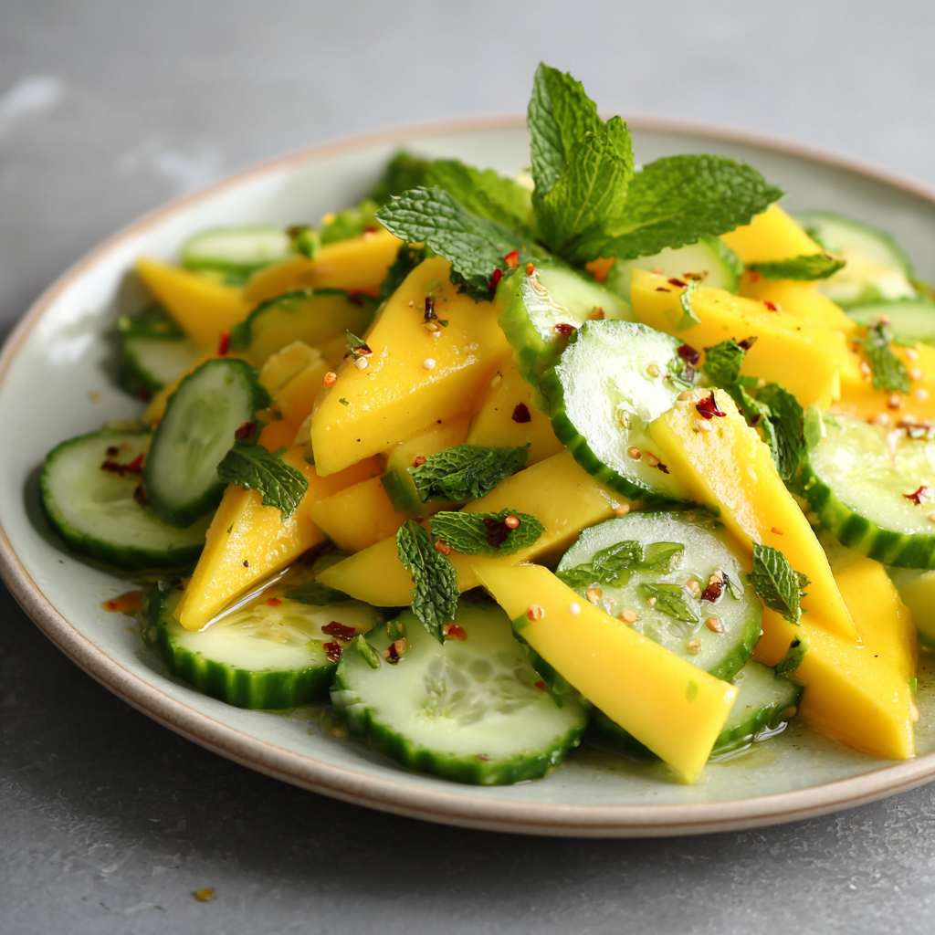Mango & Cucumber Salad Plate