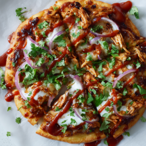 BBQ Chicken Flatbread Pizza
