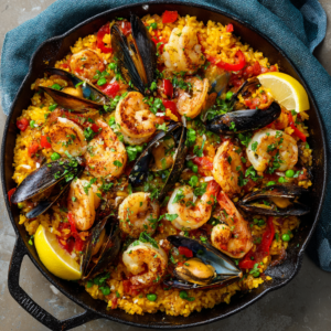 Seafood Paella Skillet
