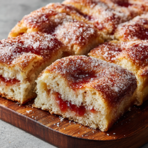 Homemade Jam Donut Focaccia