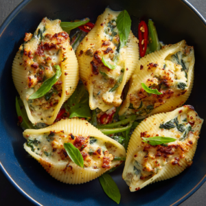Four Stuffed Pasta Shells