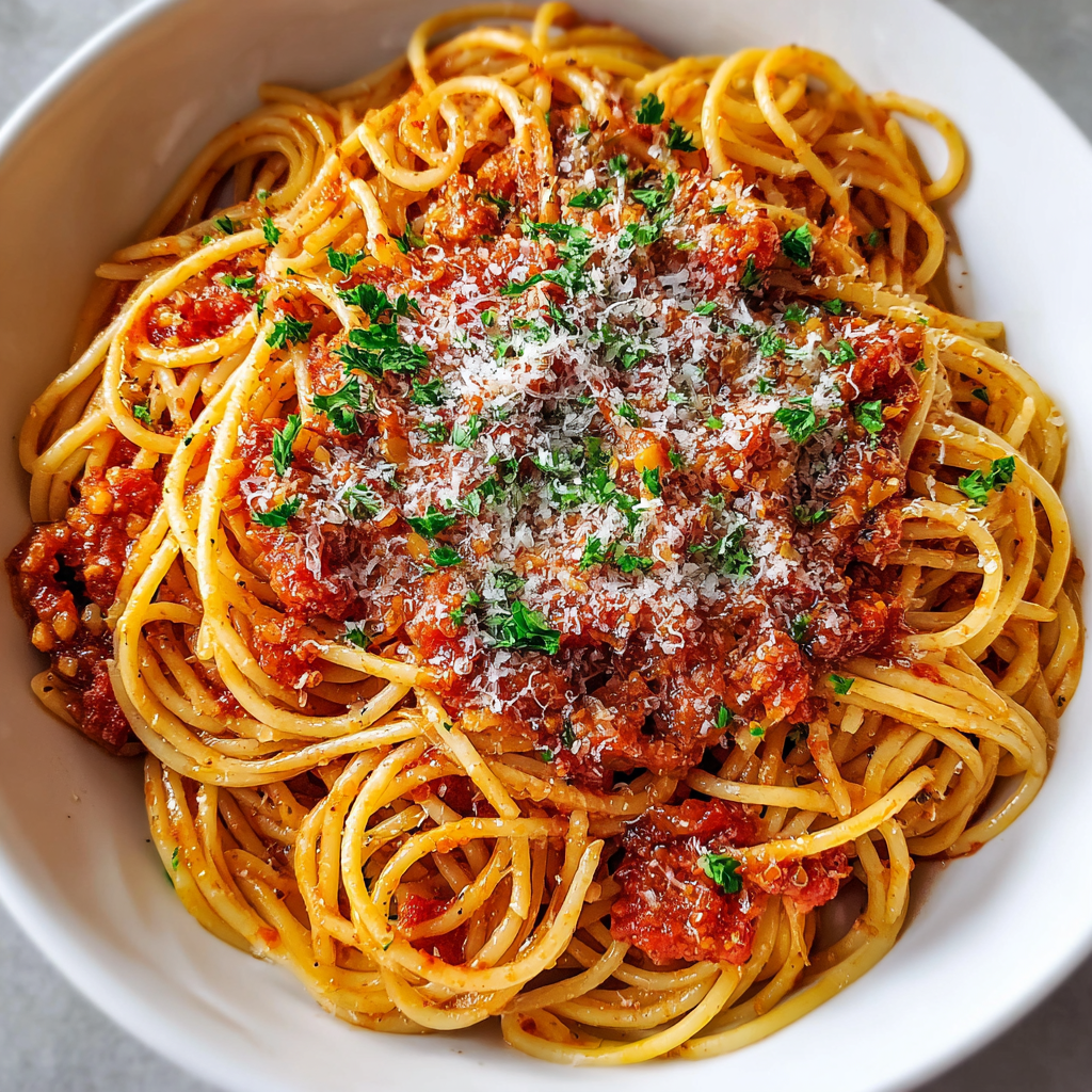 Bowl Brimming with Spaghetti