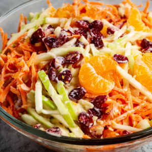 Carrot, Green Apple & Mandarin Orange Salad