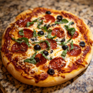 Valentine’s Day Heart-Shaped Pizza
