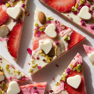 Valentine’s Pink & White Chocolate Bark