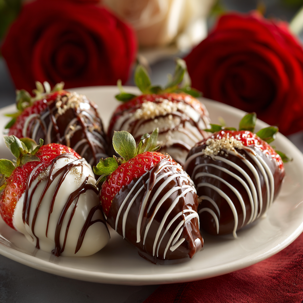 Drunken Chocolate-Covered Strawberries