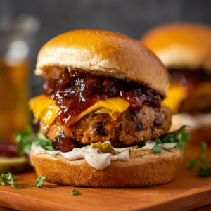 BBQ Ranch Turkey Smash Burger