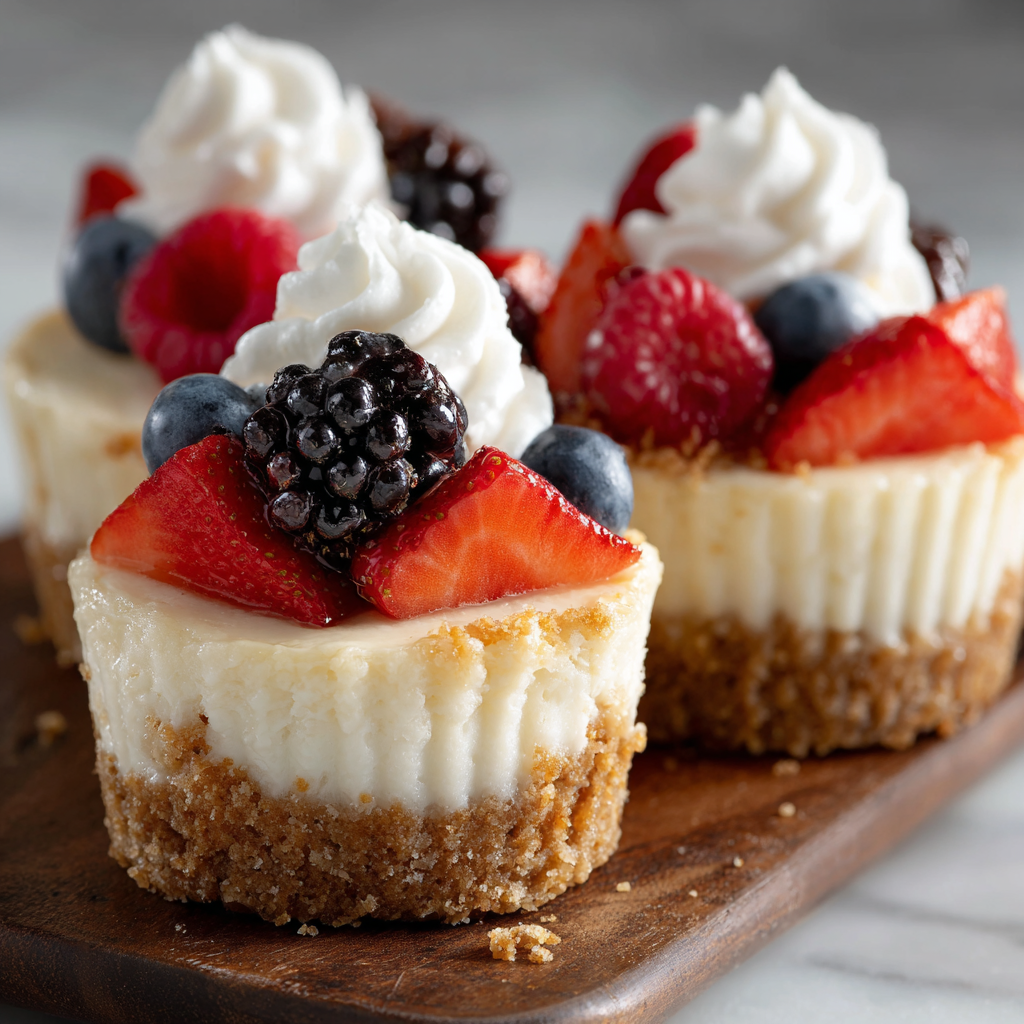 Mini Cheesecakes in Muffin Pan