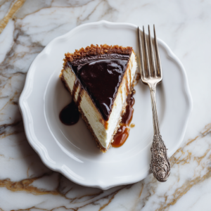 Chocolate Ganache Layered Cheesecake