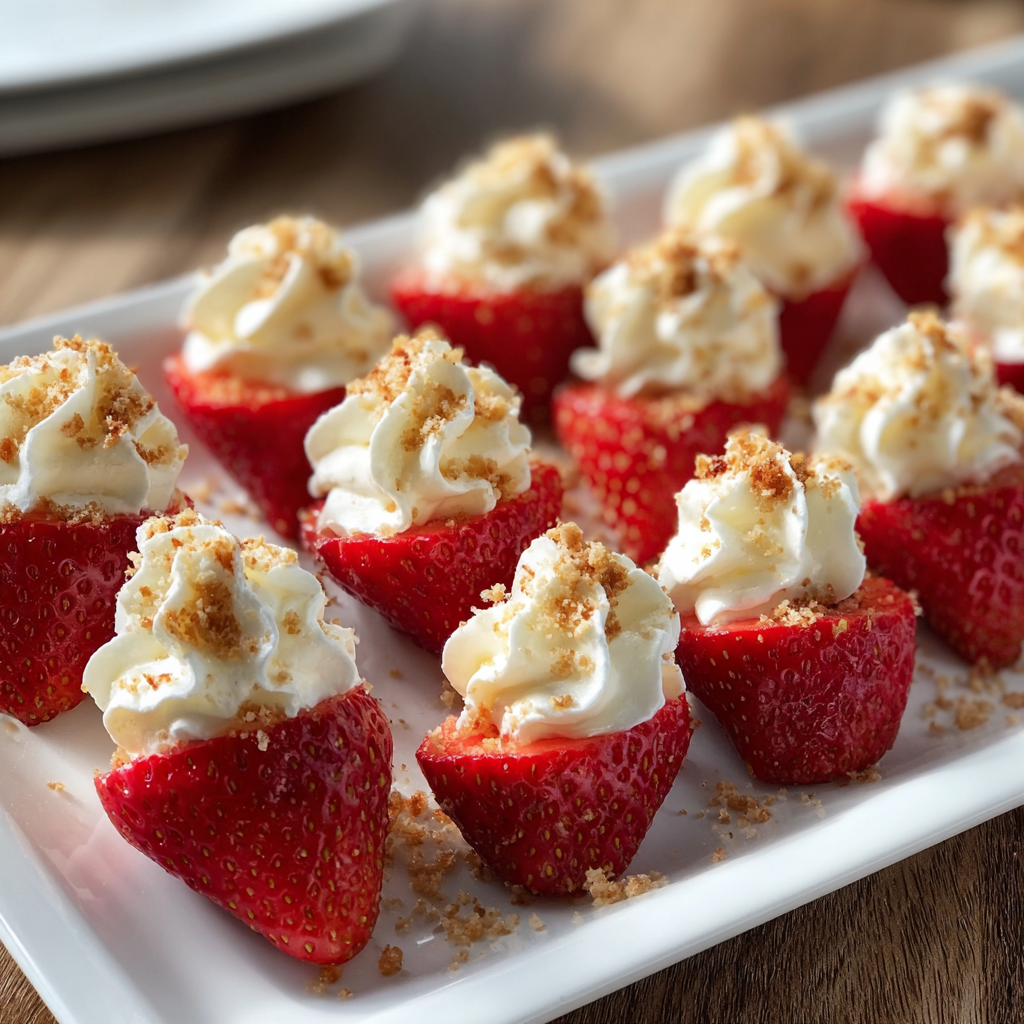 Strawberry Cheesecake Bites