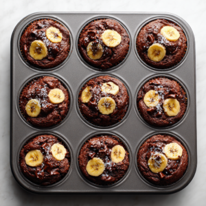 Chocolate Banana Blender Muffins