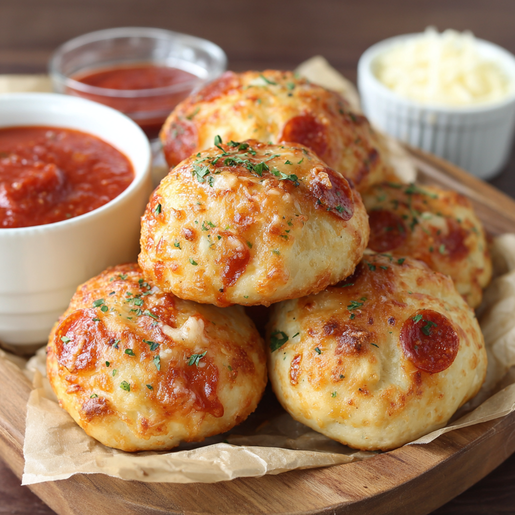 Pepperoni Pizza Bombs