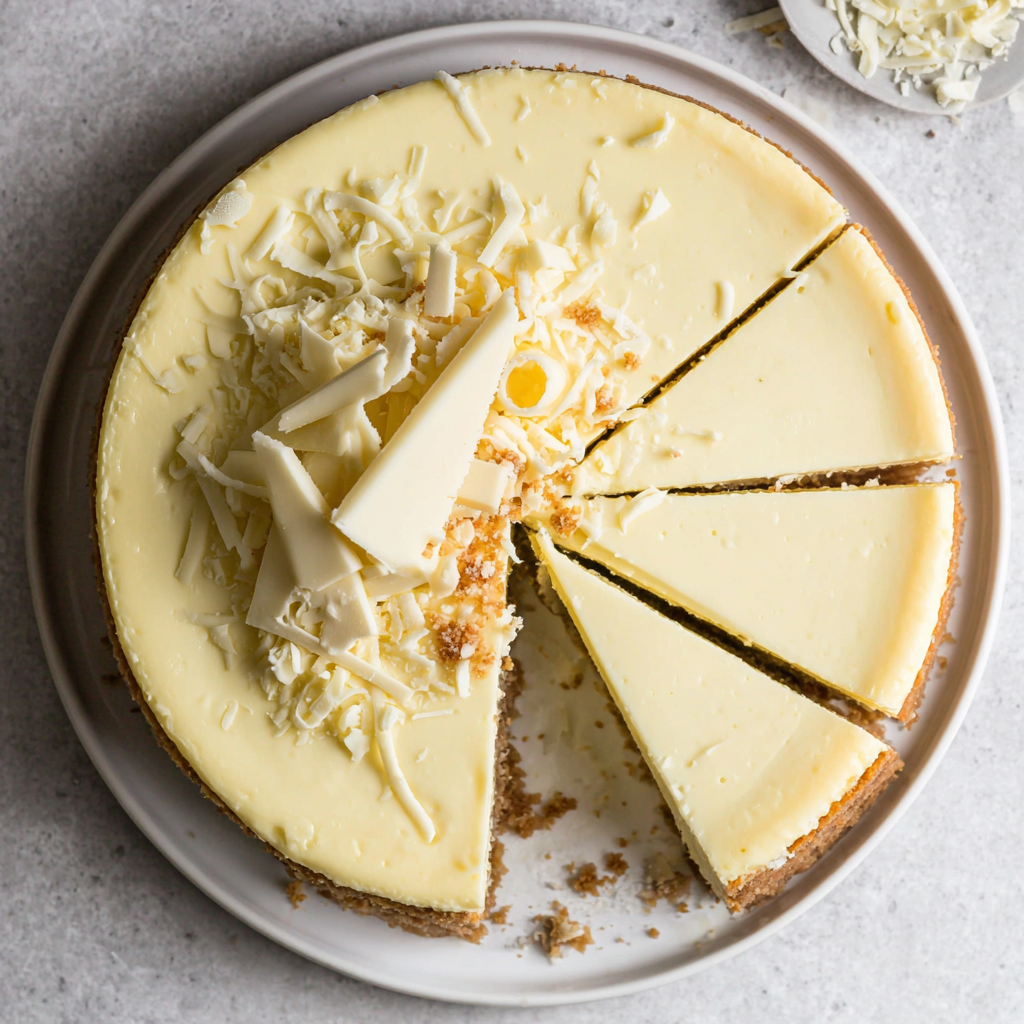 Creamy White Chocolate Cheesecake