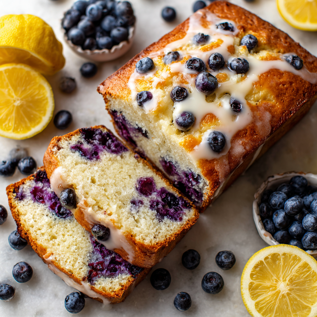 Lemon Blueberry Spring Loaf