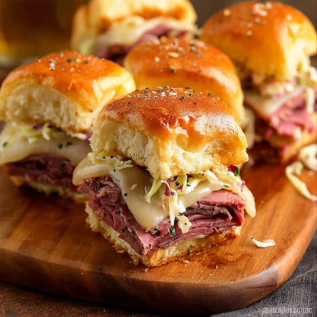 Corned Beef and Cabbage Sliders