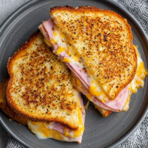 Cheesy Ham Toaster