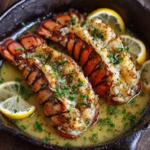 Garlic Lemon Butter Lobster Tails