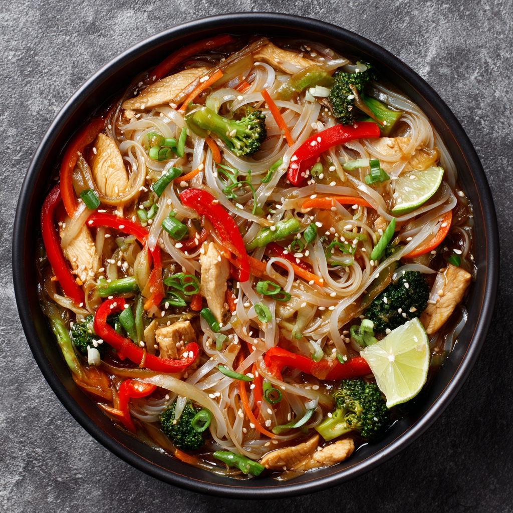 Rice Noodle Stir Fry