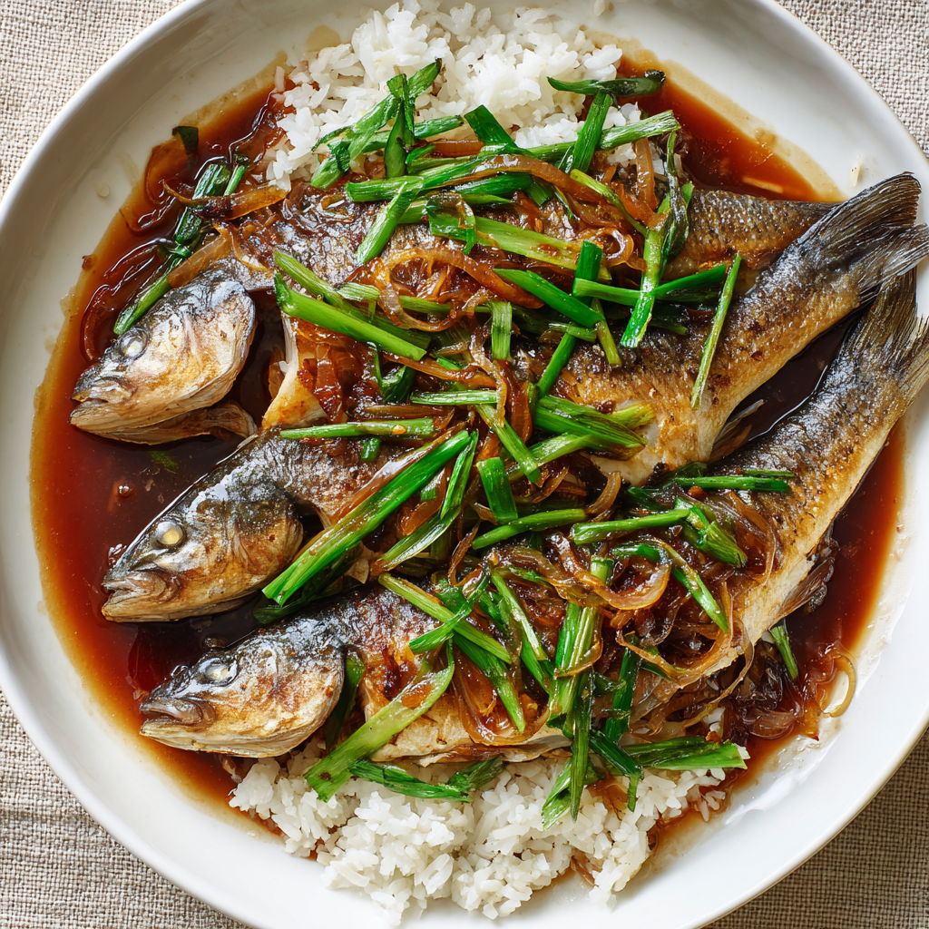 Chinese-Style Crispy Sea Bass