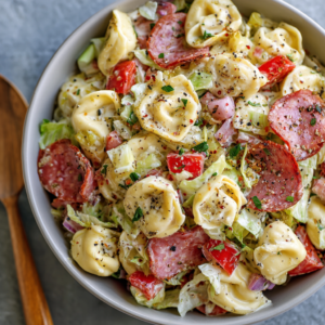 Italian Grinder Tortellini Salad