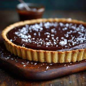 Salted Caramel Chocolate Tart