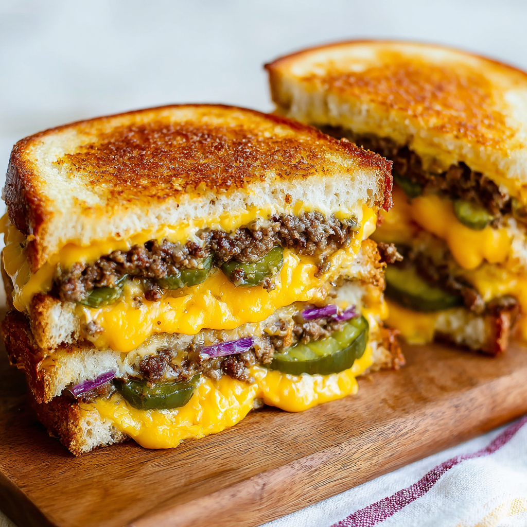 Smash Burger Grilled Cheese