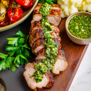 Pork Tenderloin with Chimichurri Sauce