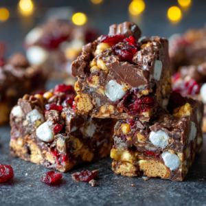 Christmas Rocky Road Dessert