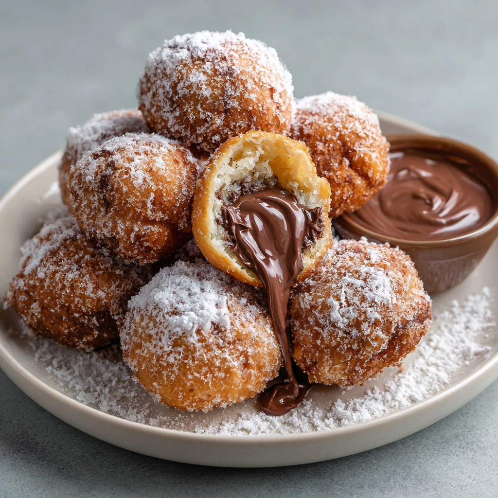 Nutella Balls Air Fryer Dessert