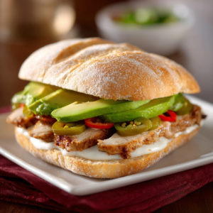 Mexican Torta (Crispy Chicken Torta)
