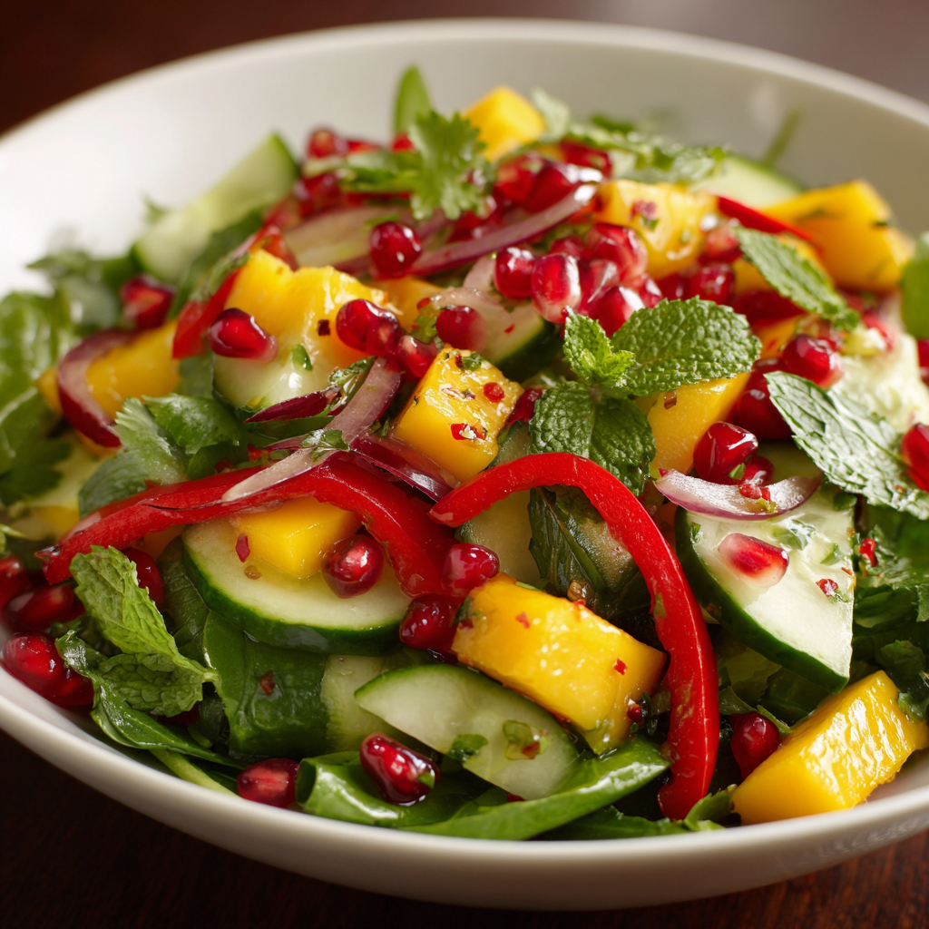 Mediterranean-Style Mango Salad