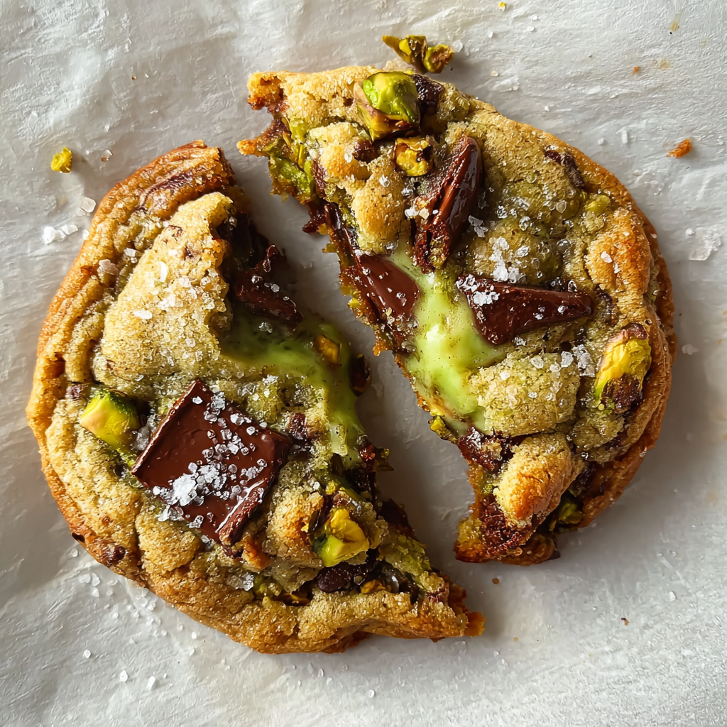 Gourmet Pistachio & Chocolate Chip Cookies