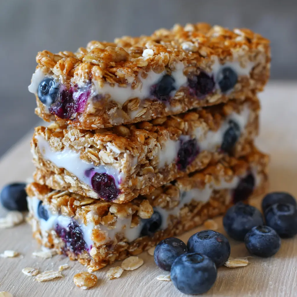 Blueberry Yogurt Granola Bars