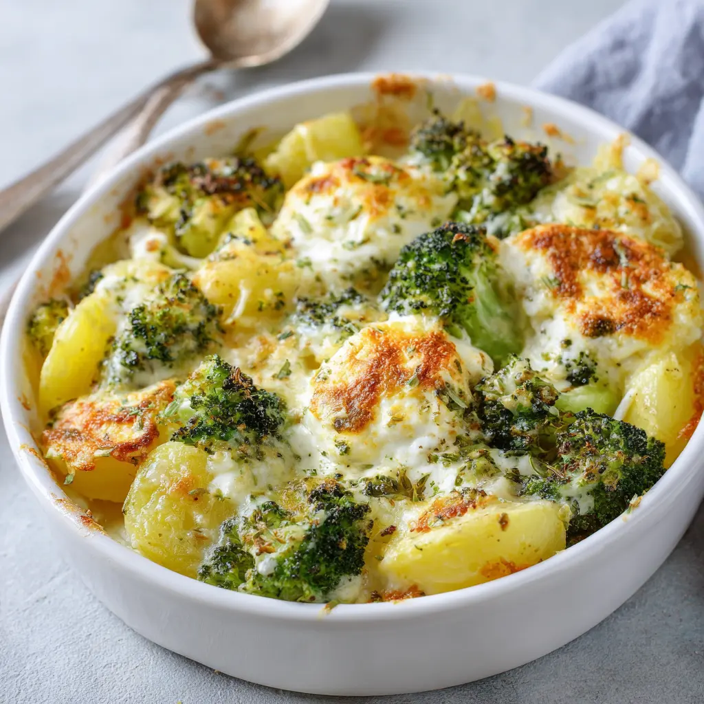 Quick Broccoli Potato Casserole