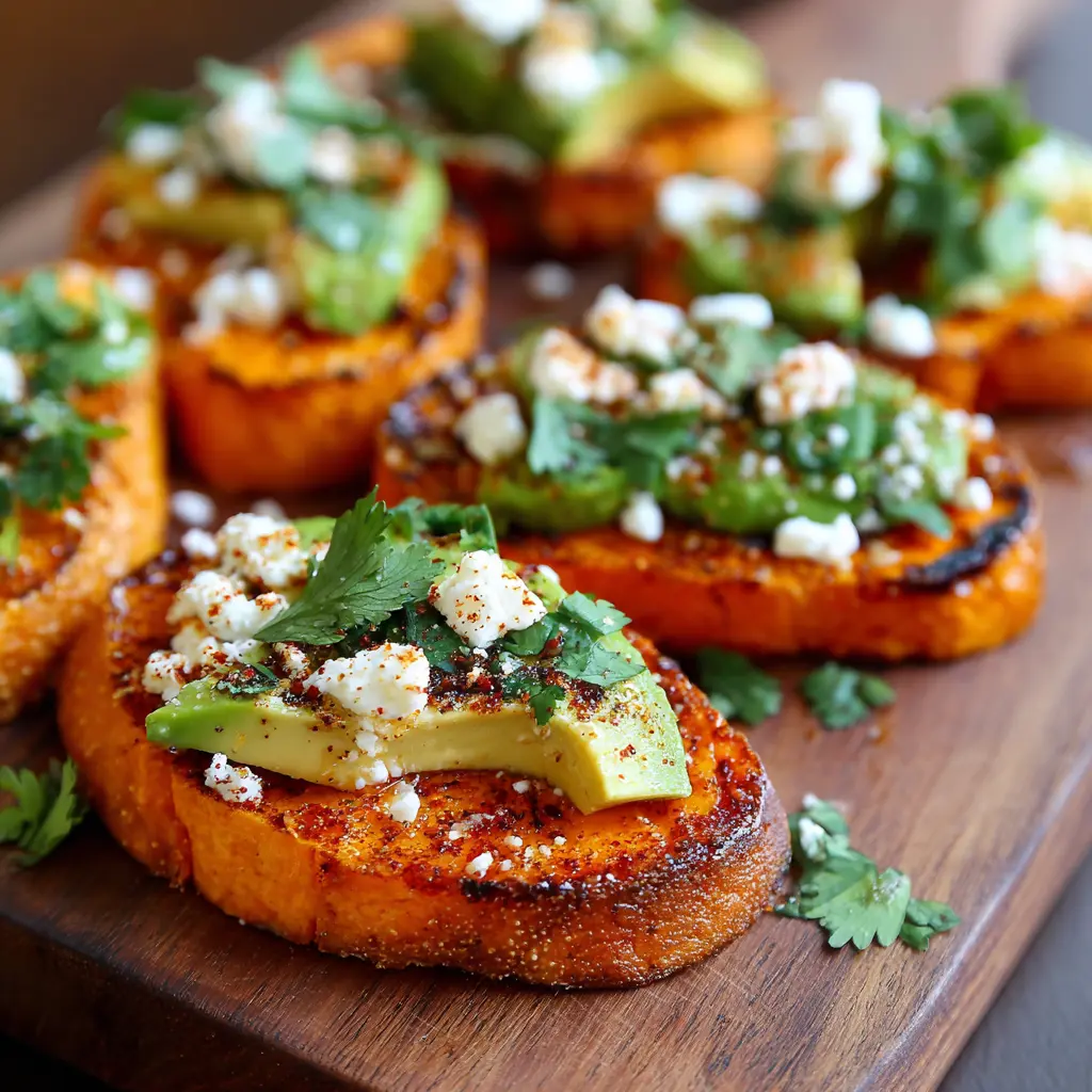 Amazing Mini Sweet Potato Toasts