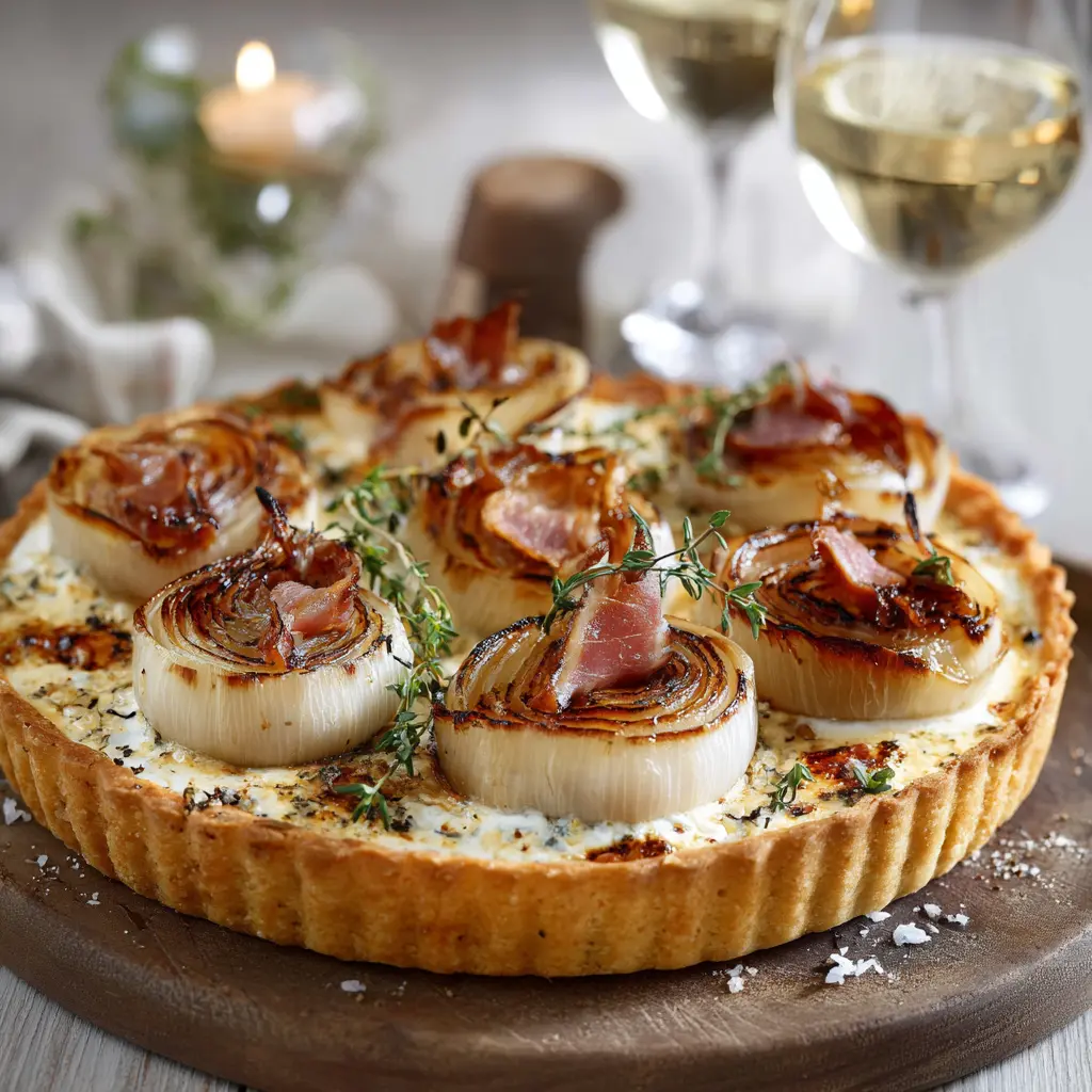 Onion & Goat Cheese Tart